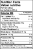 Pecan tart nutritional information