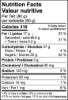Pumpkin tart nutritional information