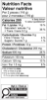 nutritional information for spinach, red pepper and asiago omelette bite
